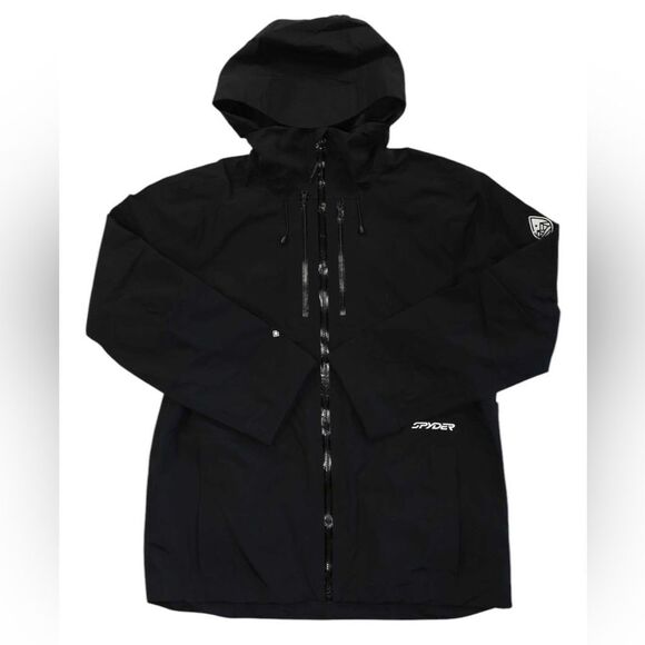 Spyder Jagged GTX Shell Jacket black, medium NWT in packaging - Picture 1 of 5